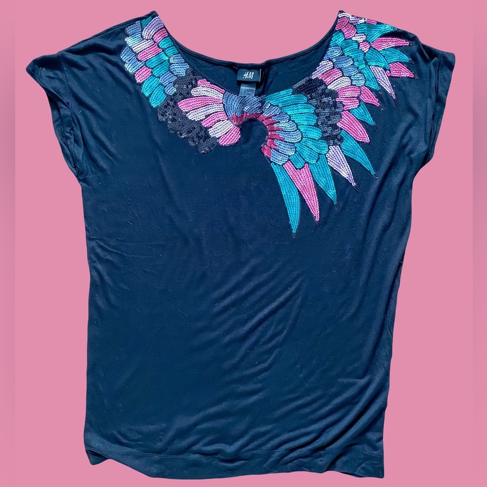 H&M Sequin Top